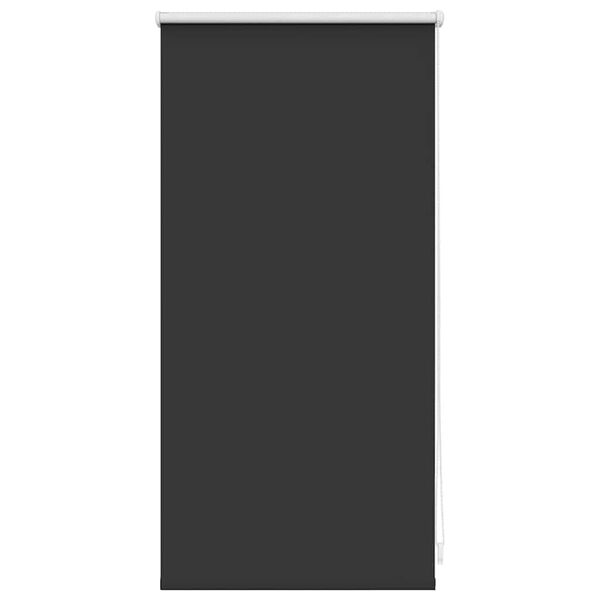 vidaXL Verdunkelungsrollo 44,4 x 100 cm, Stoffbreite 40 cm, Schwarz