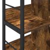 vidaXL B&uuml;cherregal Ger&auml;ucherte Eiche 102 x 32 x 104,5 cm Holzwerkstoff