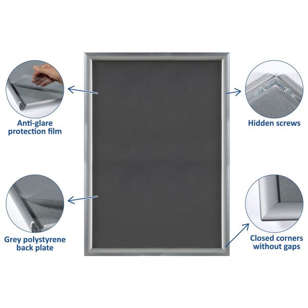 Europel Klapprahmen A2 25 mm Aluminium