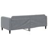 vidaXL Tagesbett Hellgrau 90x200 cm Stoff