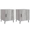vidaXL Nachttische 2 Stk. Grau Sonoma 40x40x50 cm Holzwerkstoff