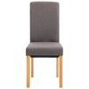 vidaXL Esszimmerst&uuml;hle 4 Stk. Taupe Stoff