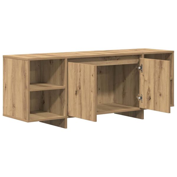 vidaXL TV-Schrank Artisan-Eiche 130x35x50 cm Holzwerkstoff