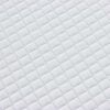 vidaXL Matratzenauflage Wei&szlig; 200 x 200 x 5 cm Jacquard Stoff