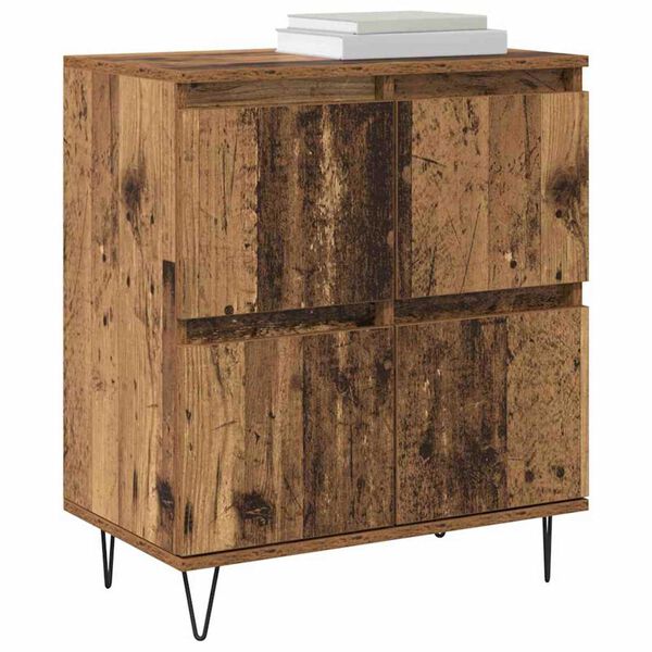 vidaXL Sideboards 2 pcs Altholz 120 x 35 x 70 cm Holzwerkstoff