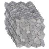 vidaXL Mosaikfliesen Hellgrau 30 x 30 cm Marmor