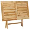 vidaXL 5-tlg. Garten-Essgruppe Teak Massivholz