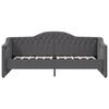 vidaXL Tagesbett USB Dunkelgrau Stoff 90x200 cm