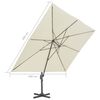 vidaXL Ampelschirm mit Aluminiummast 400 x 300 cm Sand