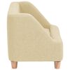 vidaXL Hundesofa Creme 60x37x39 cm Leinen