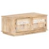 vidaXL Couchtisch 90x49x37 cm Massivholz Mango