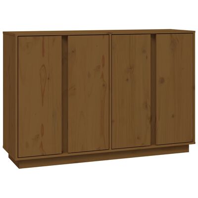 vidaXL Sideboard Honigbraun 120x35x80 cm Massivholz Kiefer