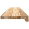 vidaXL Fensterb&auml;nke 2 Stk. Unbehandelt 100x20x2 cm Massivholz Eiche