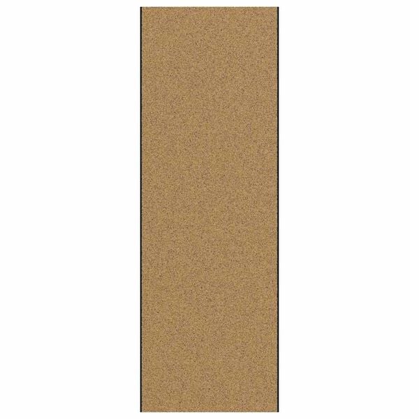 vidaXL Fußmatte Creme und Schwarz 120 x 350 cm Polyamid und PVC