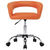 vidaXL Esszimmerst&uuml;hle 4 Stk. Orange Kunstleder