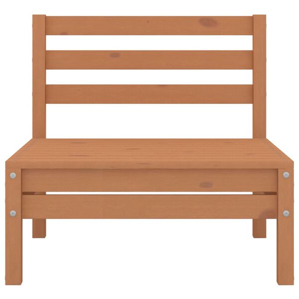 vidaXL 13-tlg. Garten-Lounge-Set Honigbraun Massivholz Kiefer