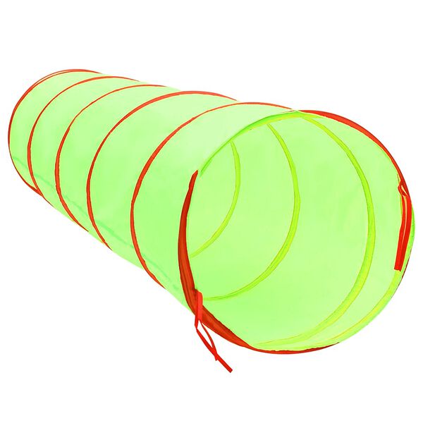 vidaXL Spieltunnel mit 250 Bällen Grün 175 cm Polyester