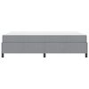 vidaXL Boxspringbett Hellgrau 140 x 200 cm Stoff