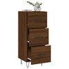 vidaXL Sideboard Braun Eichen-Optik 34,5x34x90 cm Holzwerkstoff