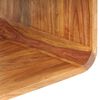vidaXL Beistelltische 2 Stk. Massivholz mit Honigfarbenem Finish