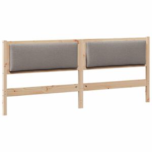 vidaXL Kopfteil Sonstiges Braun 200 cm Massivholz Kiefer