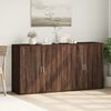 vidaXL Sideboards 2 Stk. Braun Eichen-Optik 79x38x80 cm Holzwerkstoff