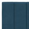 vidaXL Bettgestell ohne Matratze "Hanko" Blau 160x200 cm Samt