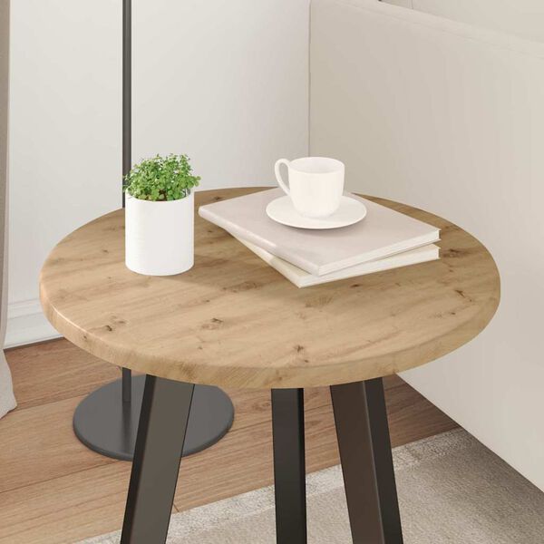 vidaXL Tischplatte Artisan-Eiche 40 x 40 x 1,5 cm Holzwerkstoff