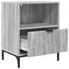 vidaXL Nachttisch Grau Sonoma 49 x 36 x 61 cm Holzwerkstoff