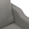 vidaXL 2-Sitzer-Sofa Dunkelgrau 120 cm Stoff