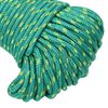 vidaXL Bootsseil Gr&uuml;n 4 mm 100 m Polypropylen
