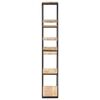 vidaXL B&uuml;cherregal 80x30x180 cm Raues Mangoholz