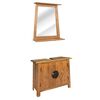vidaXL Badm&ouml;bel-Set Massivholz Kiefer