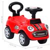 vidaXL Kinderauto Rot