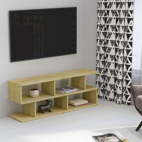 Homemania TV-Schrank Su 120x29,6x45 cm Eichen-Optik