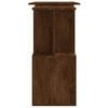 vidaXL Eckschreibtisch Braun Eichen-Optik 200x50x76 cm Holzwerkstoff