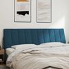 vidaXL Kopfteil-Kissen "Hanko" Blau 180 cm Samt
