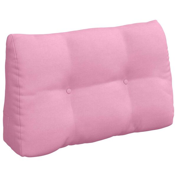 vidaXL R&uuml;cken Kissen Rosa 80 x 24 x 50 cm Stoff