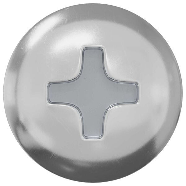 vidaXL Schraube 12 pcs Silber 9,8 x 35 mm Eisen