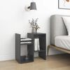 vidaXL Nachttische 2 Stk. Grau 50x30x51,5 cm Holzwerkstoff