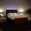 vidaXL Boxspringbett mit Matratze Rosa 140x200 cm Samt