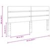 vidaXL Kopfteil Graues Sonoma 160 cm Holzwerkstoff