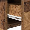 vidaXL Kosmetiktisch mit Schubladen Altholz 100 x 45 x 76 cm