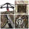vidaXL Angelzelt 4 Personen Tarnmuster Quick Release