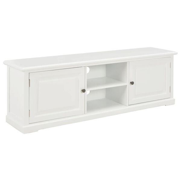 vidaXL TV-Schrank Wei&szlig; 120x30x40 cm Holz