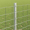 vidaXL Zaunpfosten 11 pcs Silber 120 cm Stahl