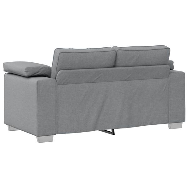 vidaXL Sofa Hellgrau 160 x 80 x 82 cm Stoff