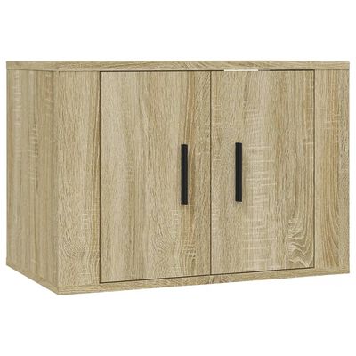 vidaXL 4-tlg. TV-Schrank-Set Sonoma-Eiche Holzwerkstoff