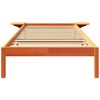 vidaXL Bettrahmen Wachsbraun 90 x 200 cm Massives Kiefernholz