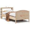 vidaXL Massivholzbett ohne Matratze 75x190 cm Kiefernholz